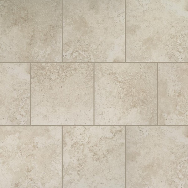 Daltile Castleview Beige 18 in. x 18 in. Porcelain Floor and Wall Tile (17.6 sq. ft. / case)
