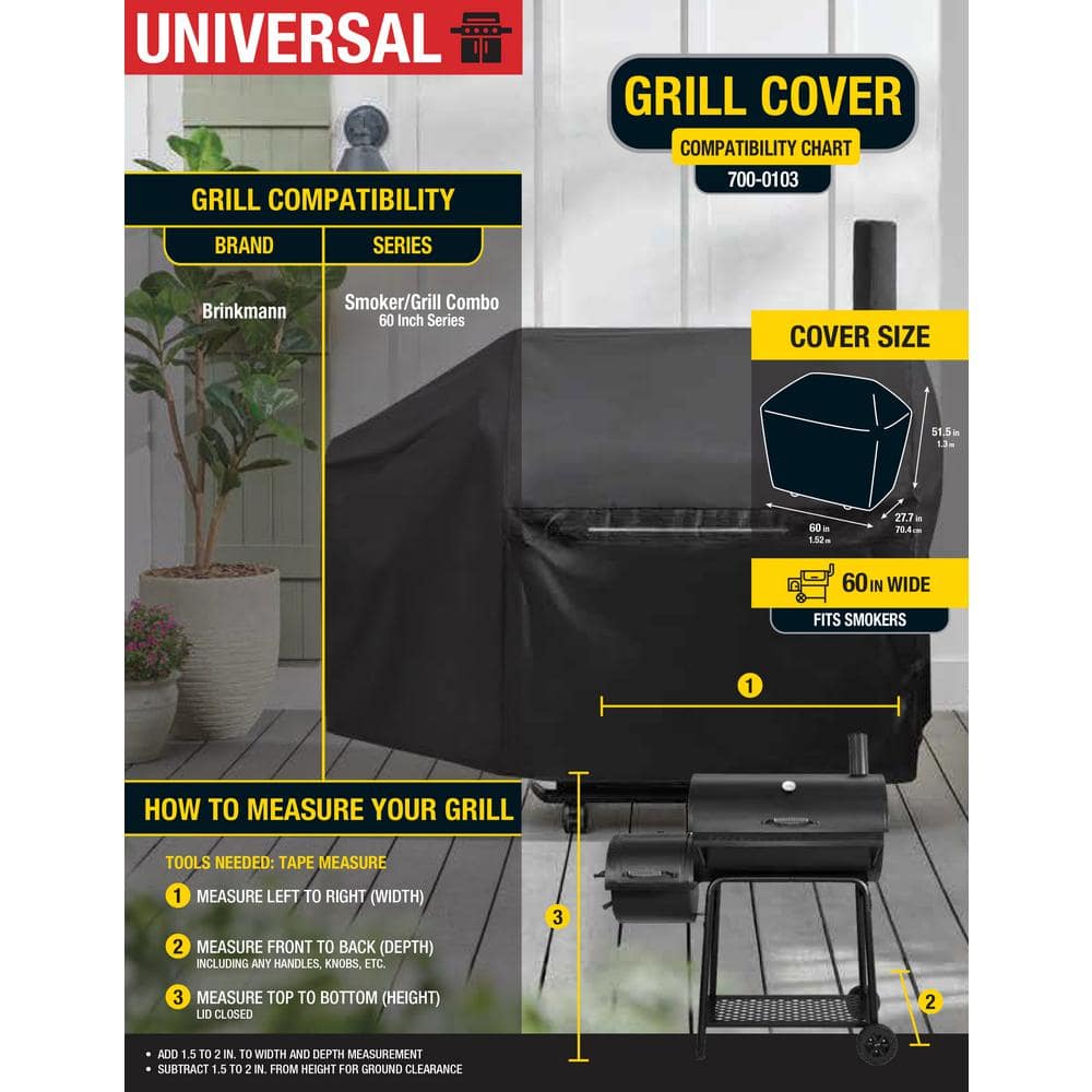 Premium Smoker Grill Cover - Thumbnail 2