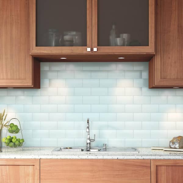 Restore Cool Mint 3 in. x 6 in. Glazed Ceramic Subway Tile (550 sq. ft./Pallet)