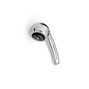 1-Spray Patterns Round 2.6 in. Single Wall Mount Handheld Single Spray Fixed Shower Head in Chrome
