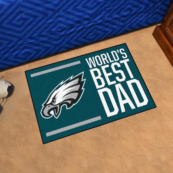 Officially Licensed NFL Philadelphia Eagles Vintage Logo Football Rug