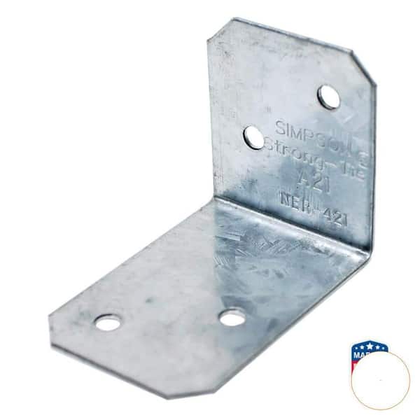 2 in. x 1-1/2 in. x 1-3/8 in. Galvanized Angle (4-Count)