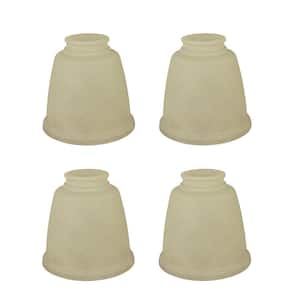 4-1/2 in. Antique Bell Ceiling Fan Replacement Glass Shade (4-Pack)