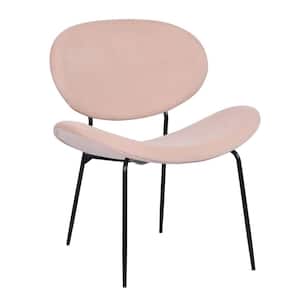Globe Blush Velvet Upholstered Side Dining Chair