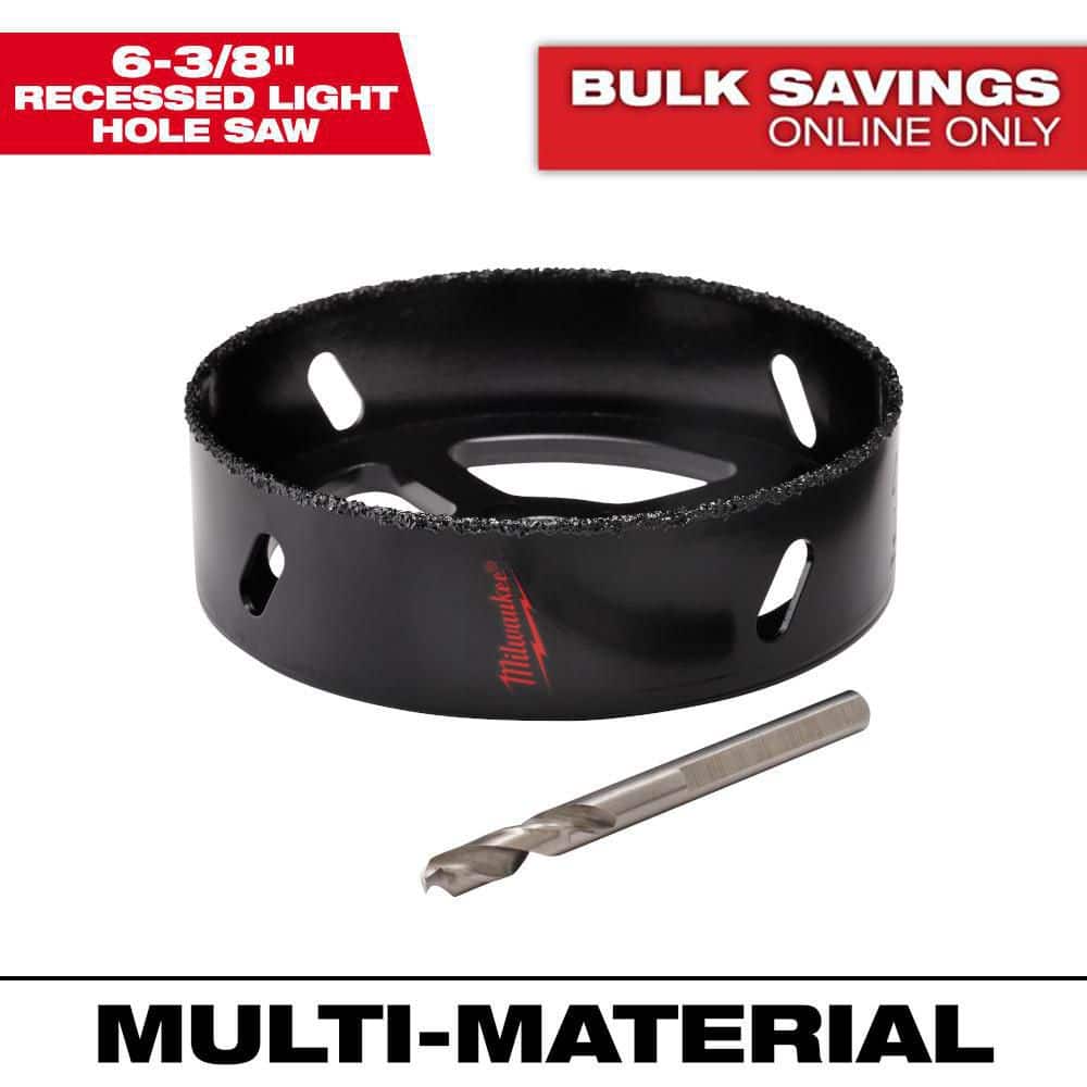 6-3/8 in. Carbide Recessed Light Hole Saw With Pilot Bit price history on PriceWatchPro