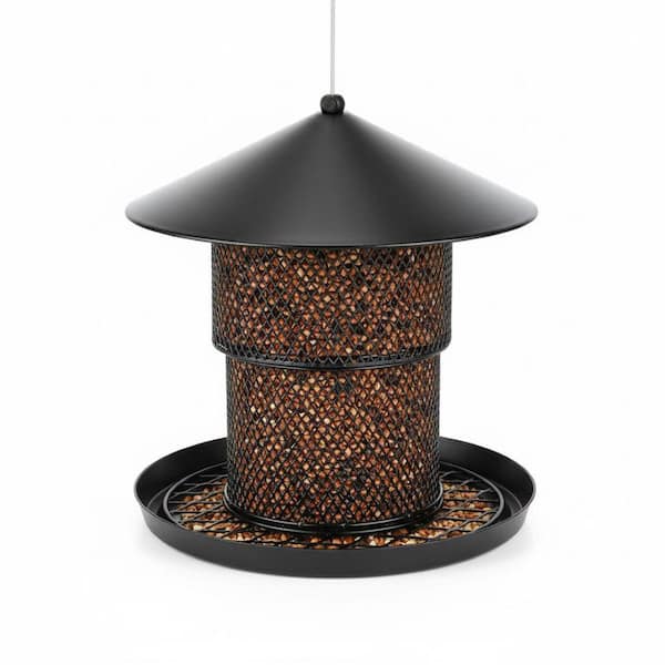 Metal Hanging Bird Seed Feeder for Wild Birds 3.7 lbs.