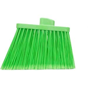 Sparta 12 in. Lime Polypropylene Flagged Upright Broom Head (12-Pack)