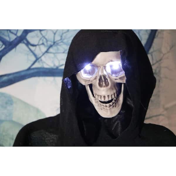 Haunted Hill Farm - 5.5 ft. Animatronic Grim Reaper Halloween Prop
