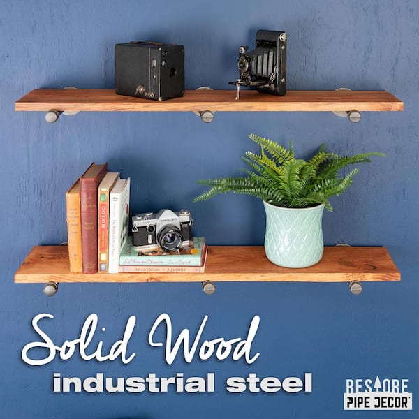 PIPE DECOR 36 in. x 7.5 in. x 6.75 in. Sunset Cedar Restore Wood