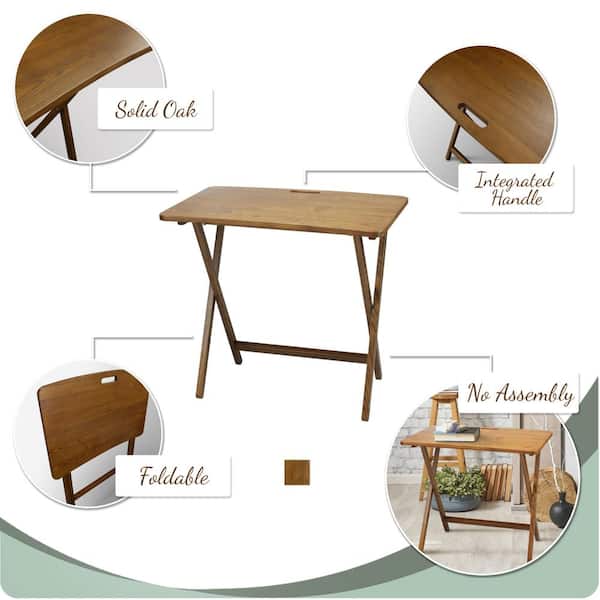 American Trails 28 in. W Warm Brown New Color Solid Red Oak Wood