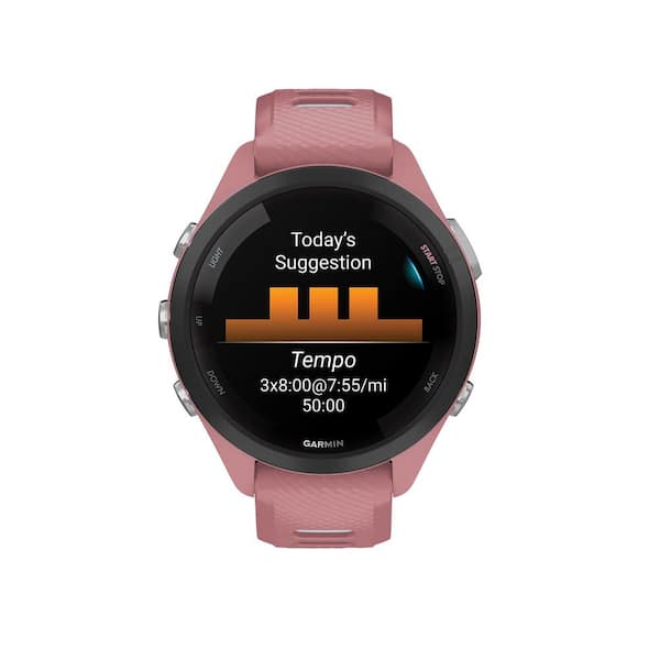 Garmin Forerunner 265S Running Smartwatch with Black Bezel 1.64 x