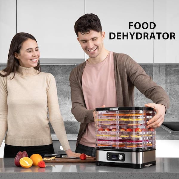 8\5 Trays Food Dehydrator Machine Meat Beef Jerky Maker Fruit Dryer Kitchen  NEW^