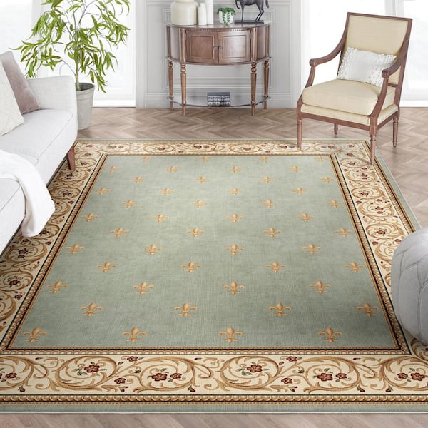 Hattie Scatter Rug Floral Patterned in 100% Cotton