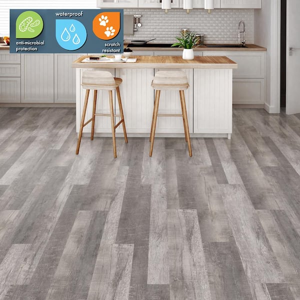 Lifeproof Georgia Clay 8.7 in. W x 47.6 in. L Luxury Vinyl Plank Flooring (20.06 Sq. ft./Case)