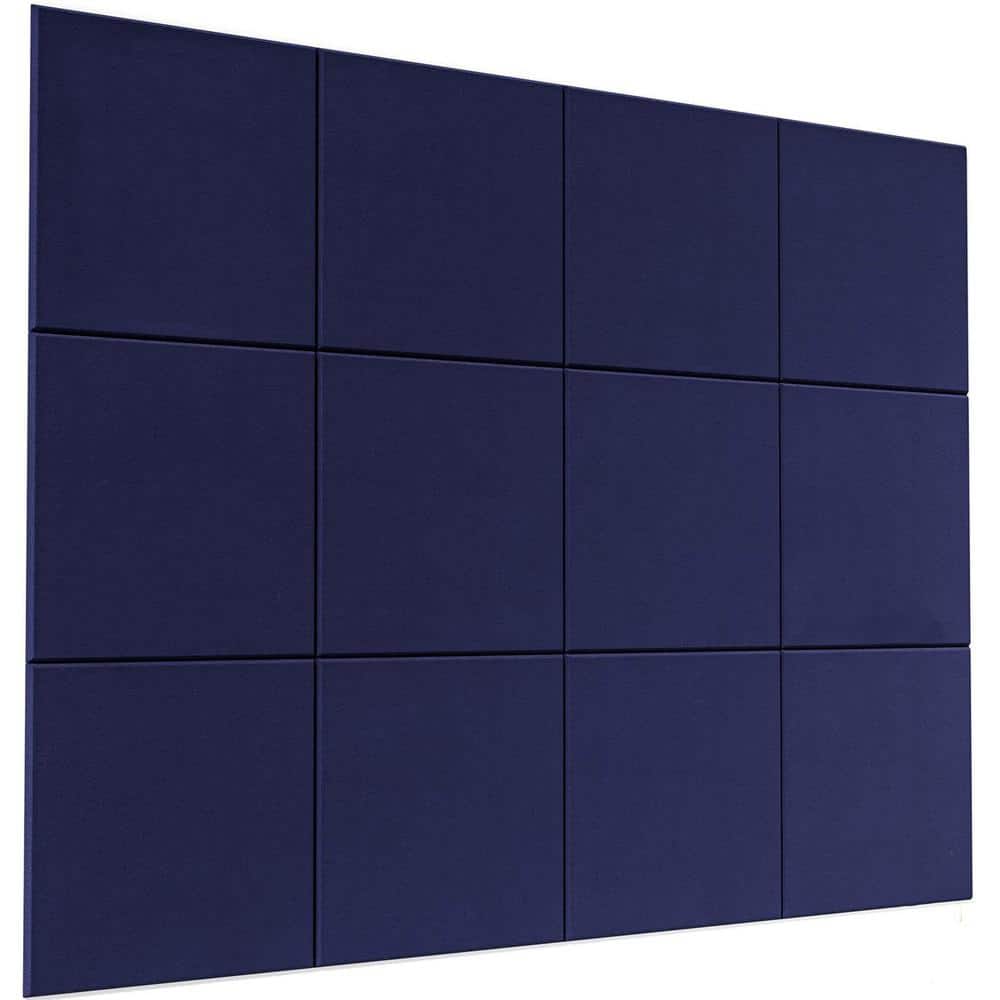12-Pack 11.8 in. x 11.8 in. Outdoor/Indoor Bulletin Board, Wall Tiles Self 