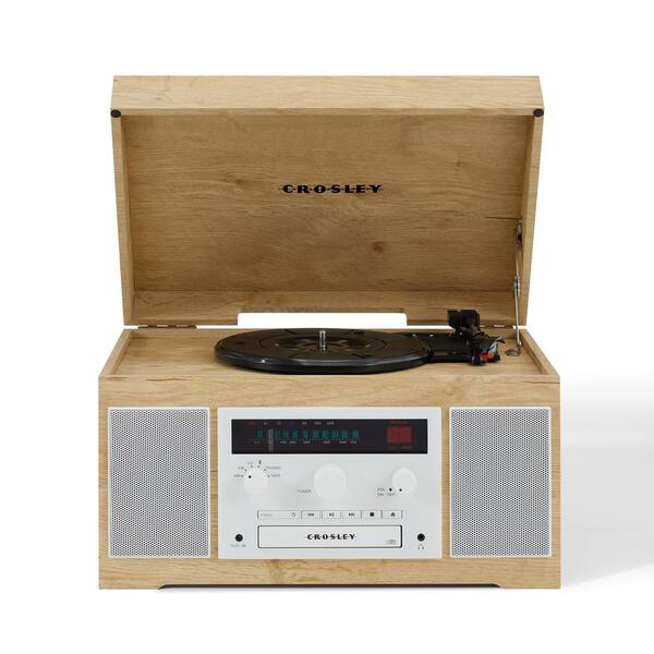 Crosley Haydn Entertainment Center in Natural