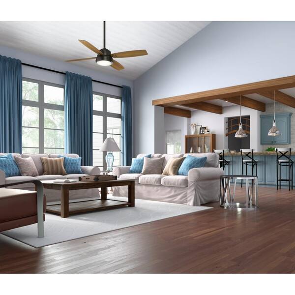 Hunter Wingate 52 in. LED Indoor Noble 