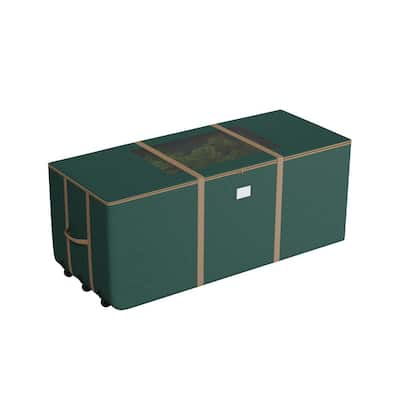 Organize-it 65 Gal. Holiday Tree Storage Bin in Clear Base and Red Cover  ST53221501 - The Home Depot