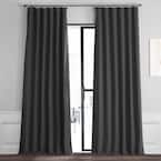 Smoked Truffle Rod Pocket Blackout Curtain - 50 in. W x 108 in. L (1 Panel)