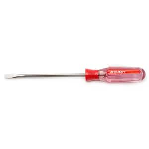 1/4 in. x 6 in. Square Shaft Standard Slotted Screwdriver