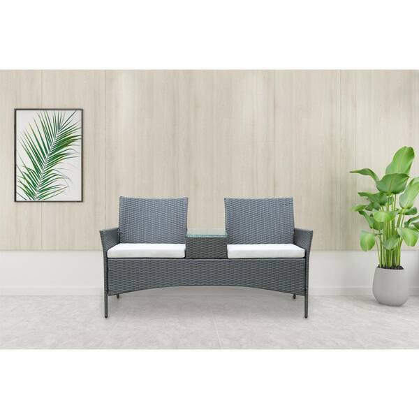 narrow outdoor loveseat