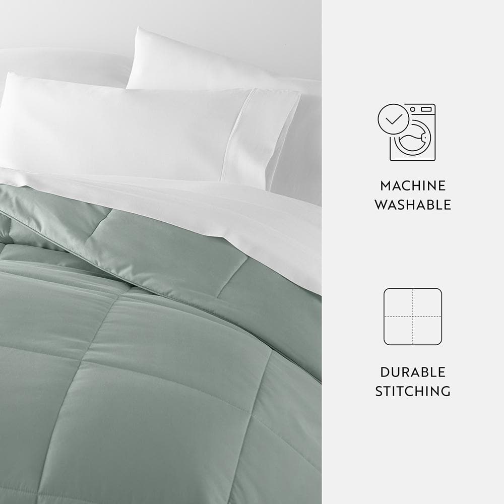 King Eucalyptus Microfiber Down Alternative Comforter Set