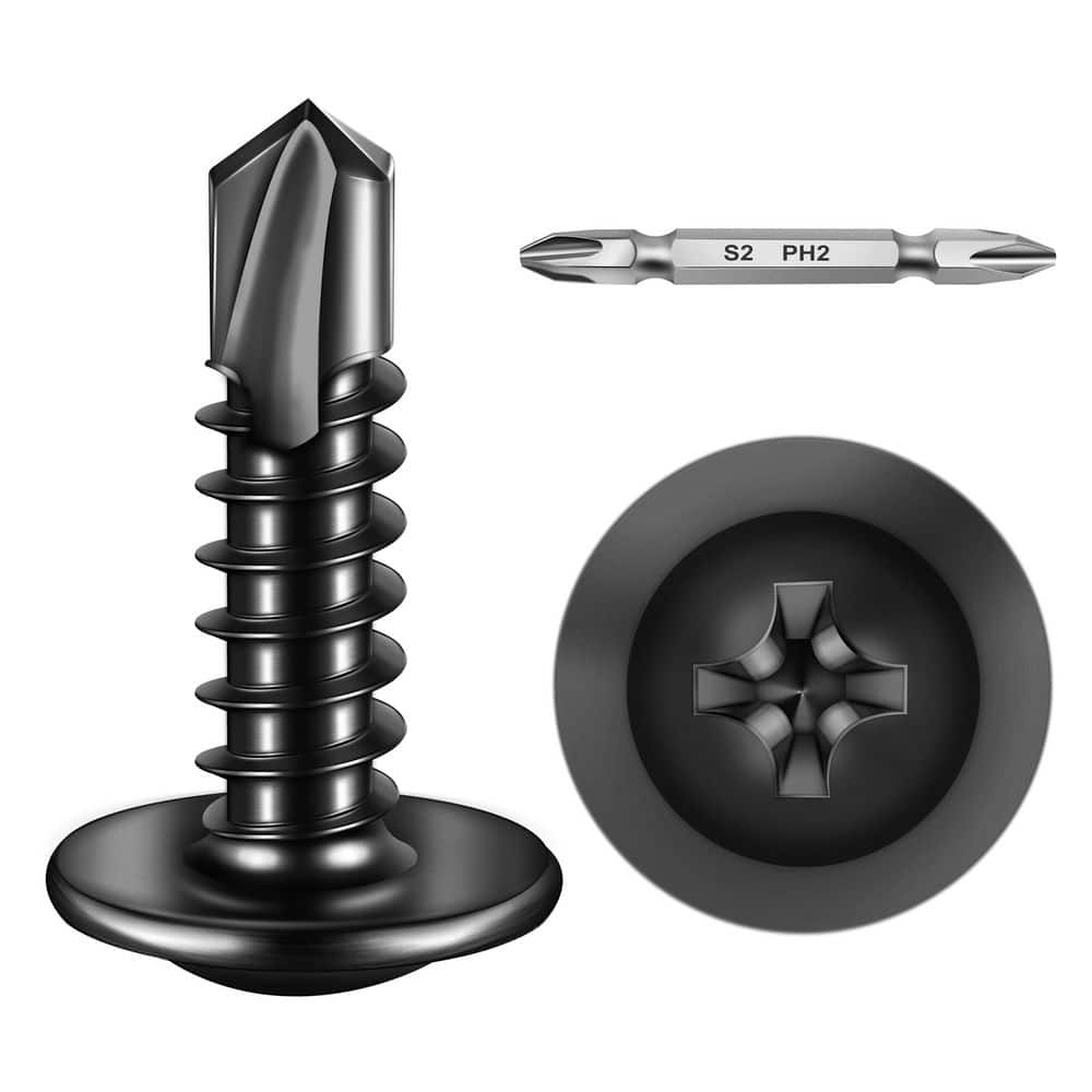 "#8 x 3/4 in. Stainless Steel Phillips Truss Head Self-Drilling Screws (300-Pack)" price history on PriceWatchPro