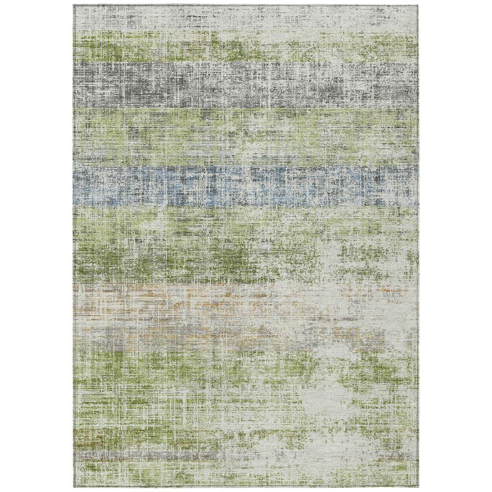 Chantille Machine Washable Indoor/Outdoor Abstract ACN2388 Green 3 ft. x 5 ft. Area Rug price history on PriceWatchPro