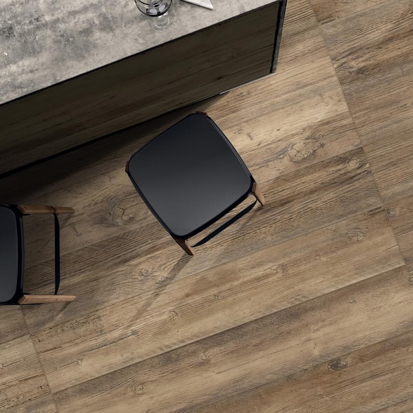 Tahoe Cedar Brown 8 in. x 48 in. Porcelain Floor and Wall Tile (614.4 sq. ft./Pallet)