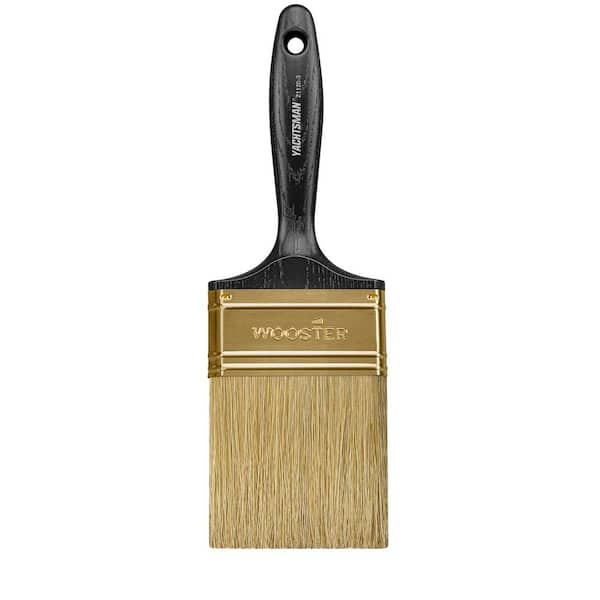3 in. Yachtsman White China Flat Brush