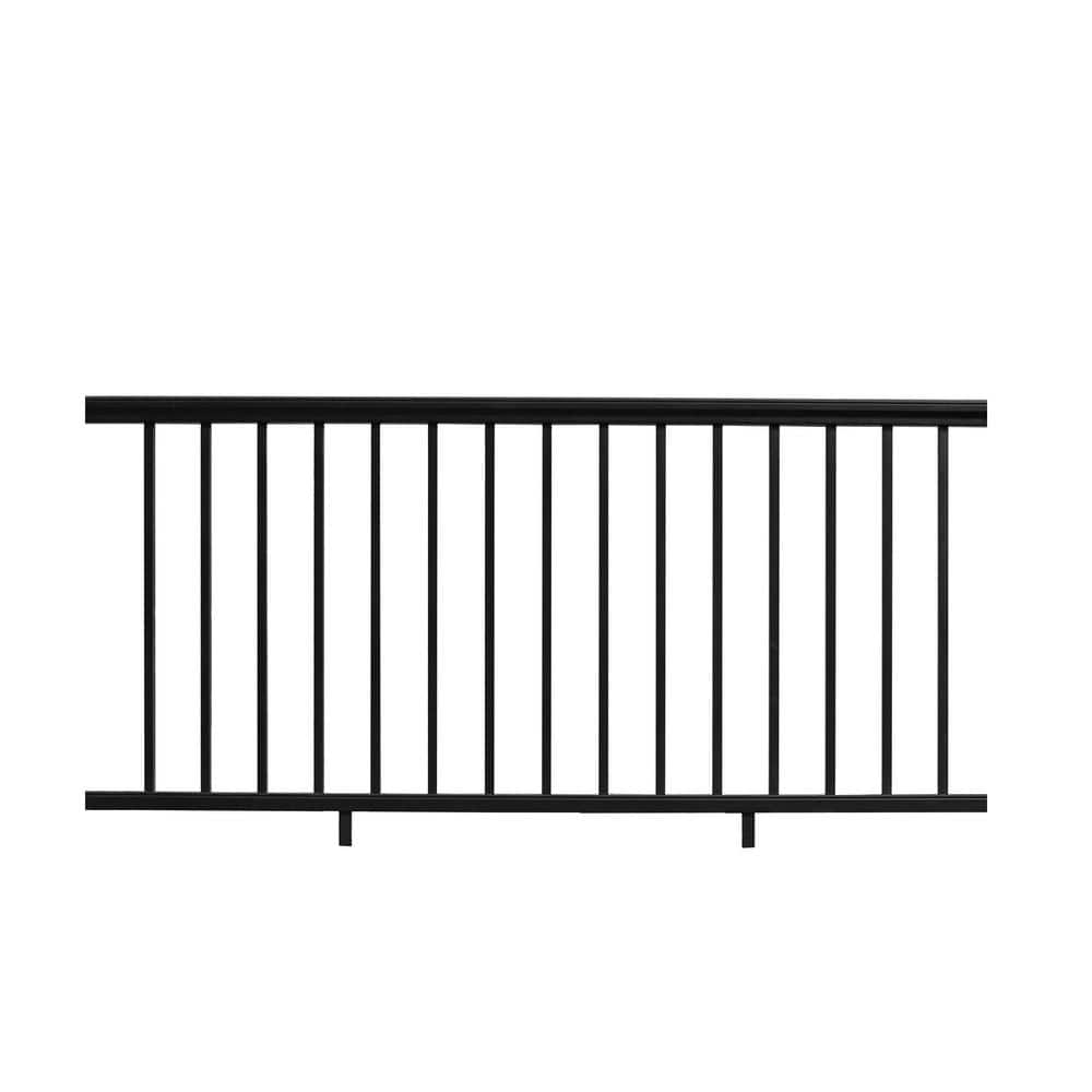 Allure 96 in. x 42 in. Black Aluminum Preassembled Railing Kit price history on PriceWatchPro