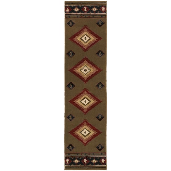 Catskill Green 2 ft. x 8 ft. Runner Rug