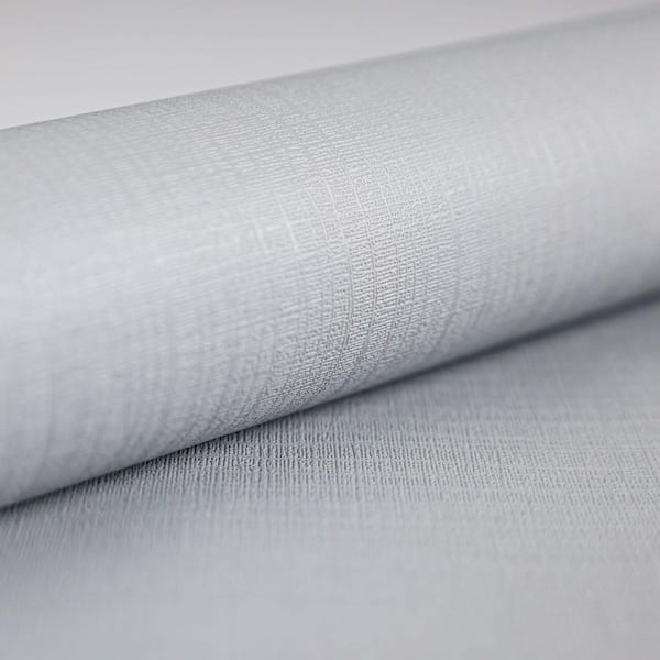Gray 15.8 in. x 118 in. Vinyl Peel-and-Stick Wallpaper, Embossed Textured Simple Style Drawer Liner