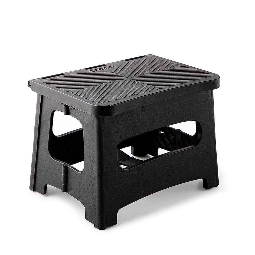9 in. Portable Folding Step Stool, 300 lbs. Load
