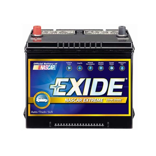 Exide Extreme 12 volts Lead Acid 6-Cell 124R Group Size 700 Cold Cranking Amps (BCI) Auto Battery