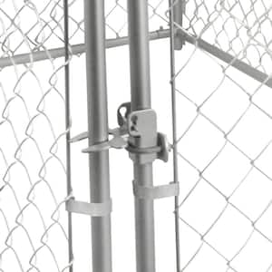 6 ft. x 10 ft. x 6 ft. Galvanized Steel Chain Link Dog Kennel Replacement Gate Latch