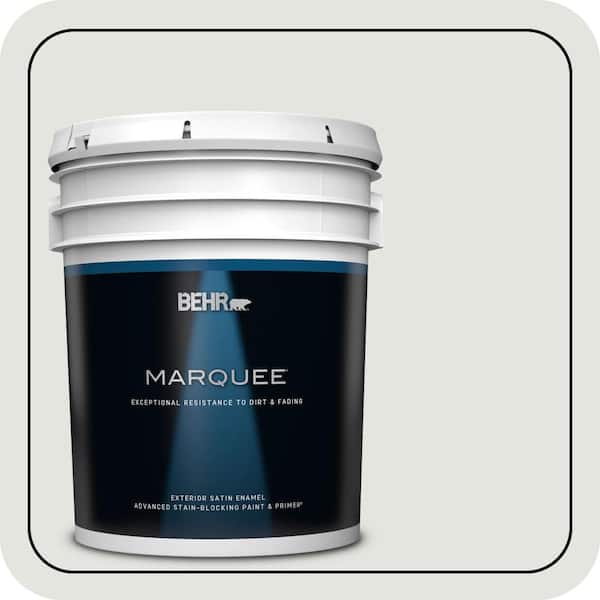 BEHR MARQUEE 5 gal. #BL-W12 Canyon Wind Satin Enamel Exterior Paint & Primer