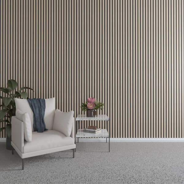 Ekena Millwork 47 in. H x 1 in. W Slatwall Panels in Red Oak 42-Pack