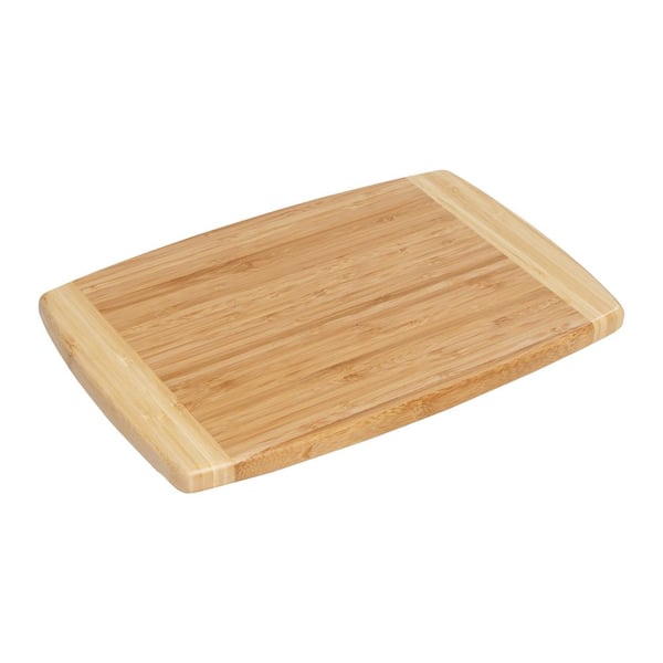 10 in. x 15. in. Rectangular Burnished Bamboo Cutting Board