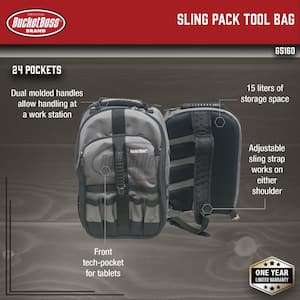 10.5 in. Sling Pack Tool Bag BackPack