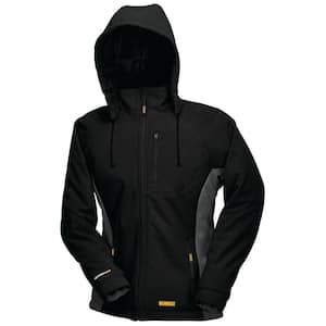 Women's X-Large Black 20-Volt MAX Heated Hooded Jacket Kit with 20-Volt Lithium-Ion MAX Battery and Charger