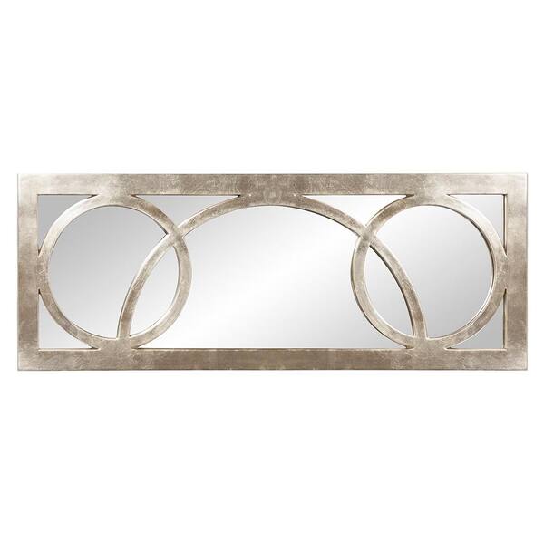 Marley Forrest - Medium Rectangle Silver Contemporary Mirror (38 in. H x 15 in. W)