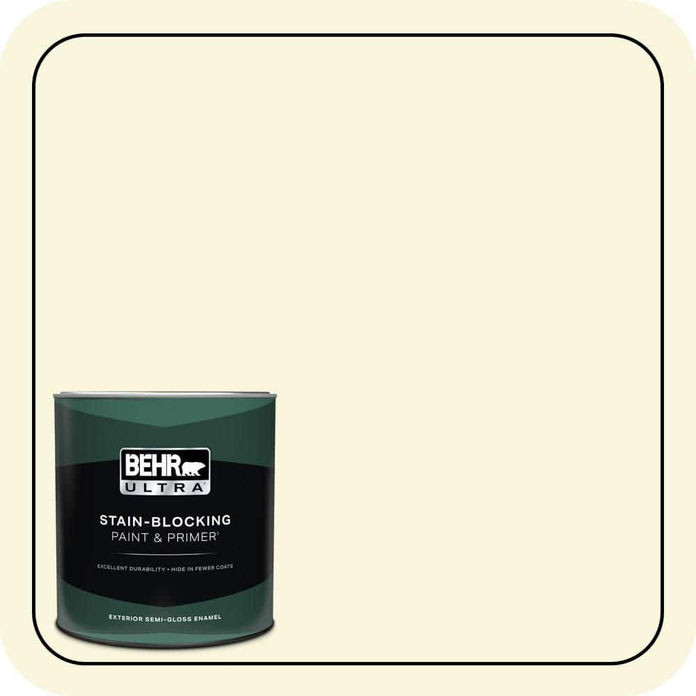 1 qt. #W-B-420 White Hydrangea Semi-Gloss Enamel Exterior Paint & Primer price history on PriceWatchPro