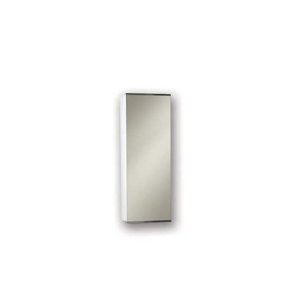 Broan-NuTone Bel Aire 13 in. Surface-Mount Medicine Cabinet in Polished Stainless Steel-DISCONTINUED