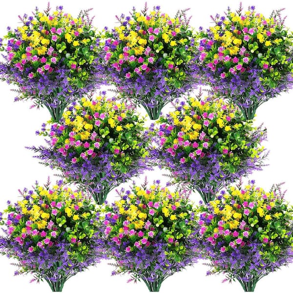 Unbranded 3 in. H Multiple Color Artificial Silk Daisy Flowers, 24-Pieces Bundles