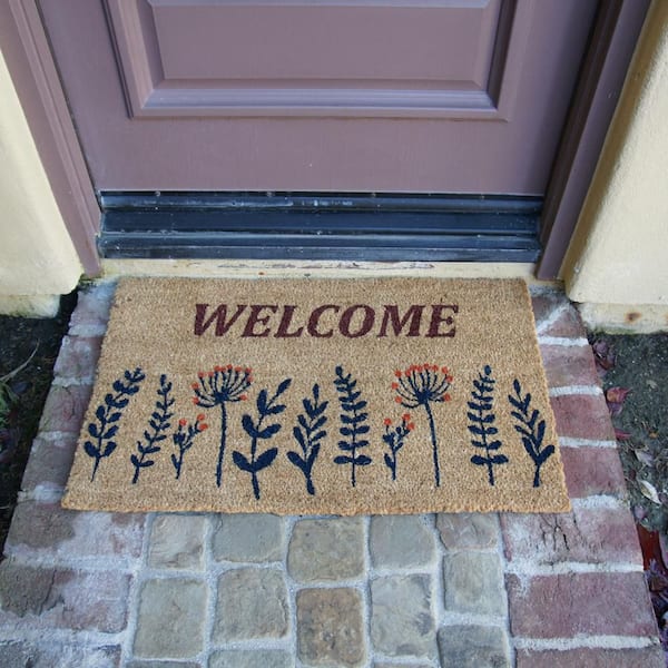 Welcome Outdoor Rubber Doormat 18 X 30 – Tuesday Morning