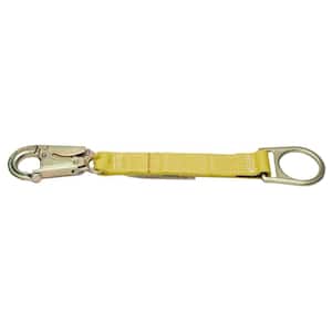 Guardian Fall Protection 10795 3-Feet Service Tech Barrier Web Premium Cross Arm Strap with Large and Small D-Rings 