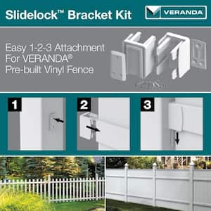 Slidelock Bracket Kit (2-Pack) with Screws