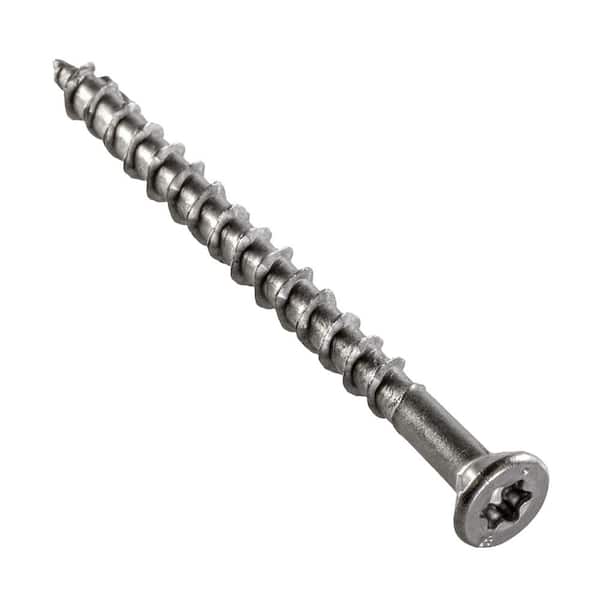 1 lb per Box Simpson Strong Tie T10250WP1 Deck-Drive DWP #10 2-1/2 316 Stainless Steel Flat T25 Wood Screw 