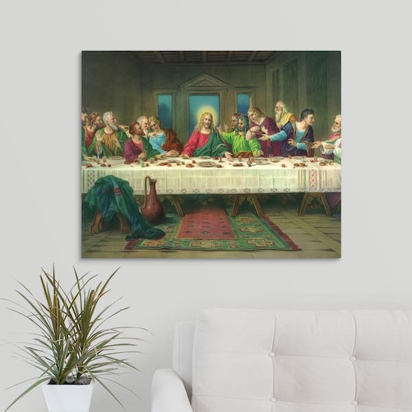 Unframed "The Last Supper" by Pictures Now Canvas Poster or Wall Art Print 24 in. x 30 in.